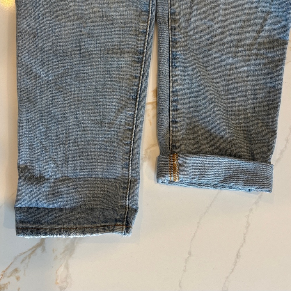 Upcycled by Me: Pistola Customized Relaxed Fit Boyfriend Denim Jeans Pink 28 - Picture 8 of 11